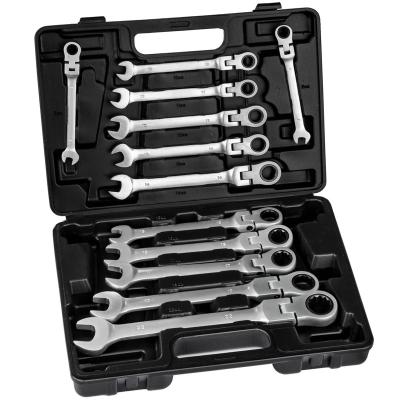 China Multi Functional Carbon Steel 13pc Ring Open End Wrench Set for sale