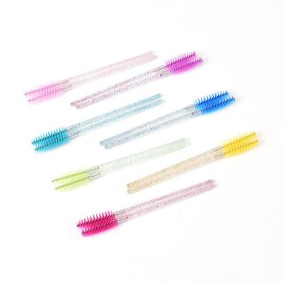 China Wholesale High Quality Disposable Comb Eyebrow Eyelash Applicator Remover Mascara Brush for sale