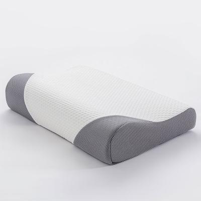 China Sustainable Top Selling Ergonomic Neck Support Deep Sleep Memory Foam Natural Wave Shape Pillow for sale