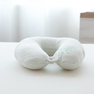 China Newest Design Travel Comfort Neck Rest Anti Dust Mites Bamboo Shredded Memory Foam Pillow for sale