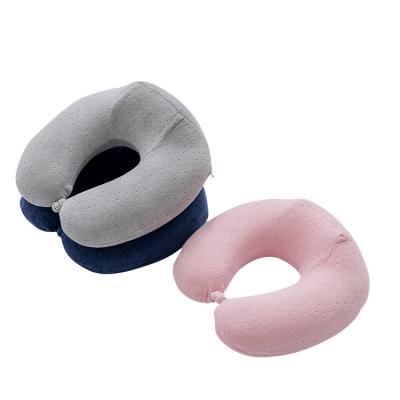 China Factory Outlet PORTABLE Custom Soft Stretcher Memory Foam Filler Car Neck Pillow for sale