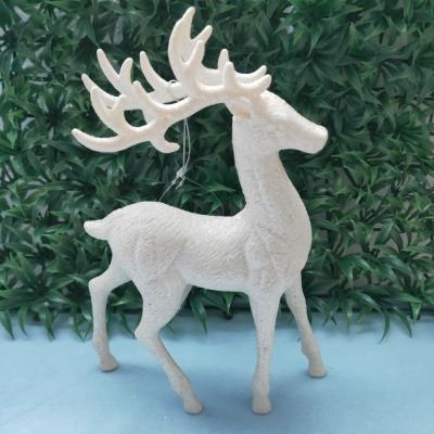 China China Dongguan White Deer Christmas Handmade Wholesale Outdoor Decorative Plastic Deer for sale