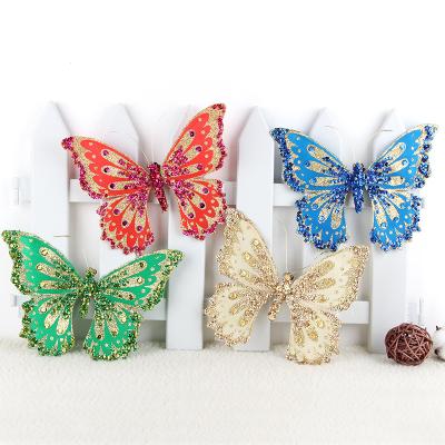 China Handmade Dongguan Christmas Butterfly Party Decoration Handmade Ornaments for sale