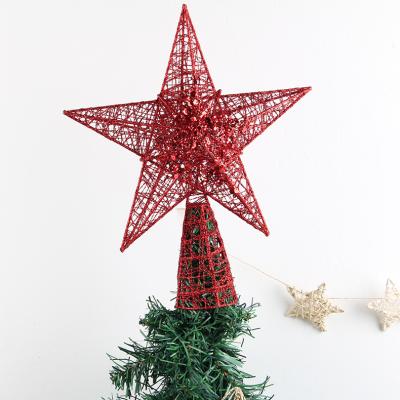 China Custom Handmade Red Top Star Holiday Dongguan Tree Decorations Ornaments for sale