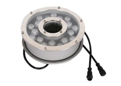 Cina Luce della piscina di controllo 18W IP68 LED della luce DMX512 della fontana di DMX RGB LED in vendita