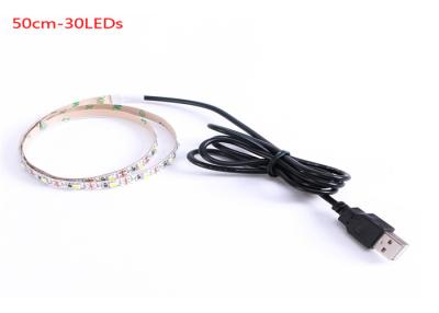 Κίνα φω'τα SMD 2835 60 Led/M 7.2W 700lm λουρίδων των εύκαμπτων οδηγήσεων TV Backlight 5V USB προς πώληση