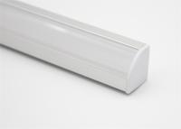 中国 V形LEDのLEDのショーケースの照明のためのアルミニウム プロフィールの拡散器19 * 19mm 販売のため