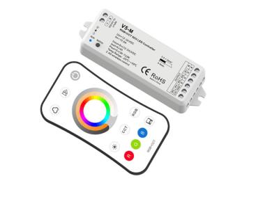 China Regulador del RF de la tira de la pantalla táctil de 5 canales LED RGB, regulador de WIFI de las luces de tira del LED en venta