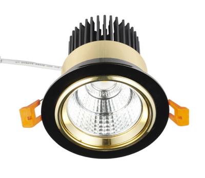 中国 銀によって引込められる調節可能なDownlightのアルミニウム ハウジングが付いているクリー族の穂軸LED Downlight 販売のため