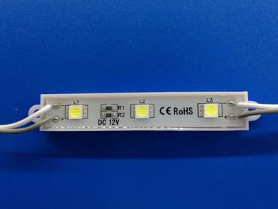 Cina Tipo 5054 dell'epossiresina un modulo di 3 LED 12 volt, modulo impermeabile del LED per l'insegna in vendita