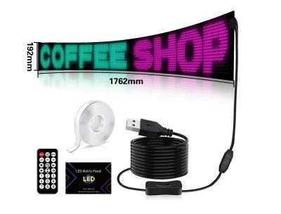 China 16*192 LED Smart Soft Screen App Control Car Pixel Display Voor winkel advertentie borden Te koop