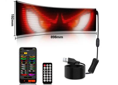 China 5VDC USB / 2A Super Truck Demon Eye LED Soft Screen APP Bluetooth Programmierung Autowerbebildschirm Böse Augen zu verkaufen