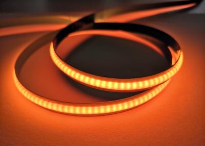 China COB Orange Led Strip Lights For Aluminum Cabinet 24V And 320 Led/M Wavelength 620-630nm for sale