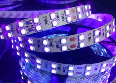 中国 メートルごとの紫外線紫外365nm 385nm 395nm 405nm 5050の二重列紫外線LEDのストリップ120 leds 販売のため