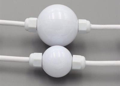 Chine Le pixel blanc laiteux de 1.44W SMD5050 RVB a mené la boule 50mm DMX à vendre