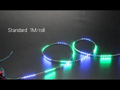 RGB 3mm LED Strip Lights Addressable 150LEDs/M 5VDC