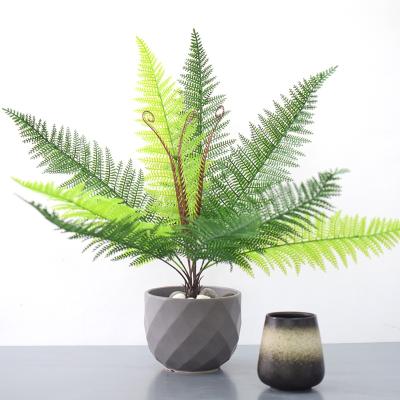 China Factory plastic Nordic style simulation plant decoration iron tree page simulation Persian indoor sheet for sale