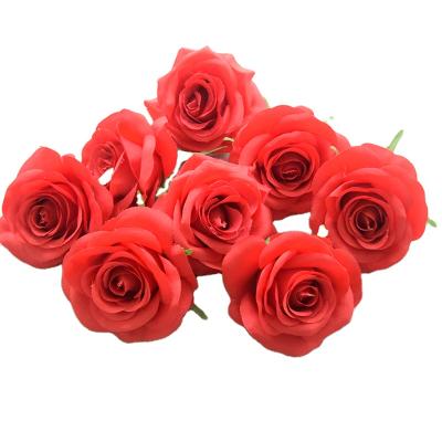 China Silk+plastic artificial flower bridal wedding bouquet simulation rose bouquet home decoration flower for sale