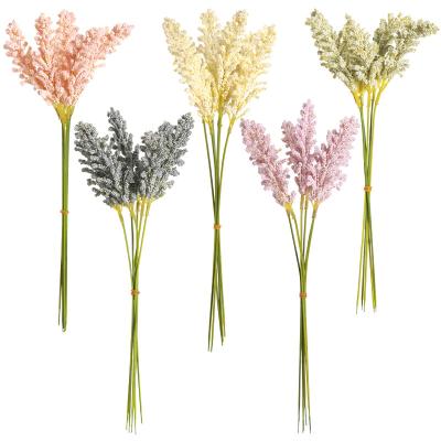 China Plastic Simulation Wheat Ear Decoration Flower Garden Decoration Party Decorations For Christmas for sale