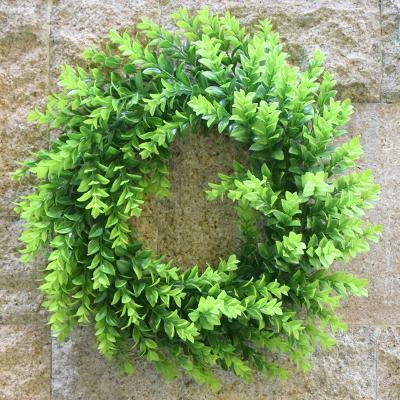 China Home Wreath Plastic Wedding Garland Decoration Artificial Flower Garland Christmas Wreath For Front Entrance for sale