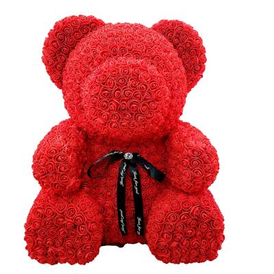 China Giant Bear 70cm Size Sitting Foam Bear PE Foam DIY Rose Bear Toy For Valentine Party Wedding No Box for sale