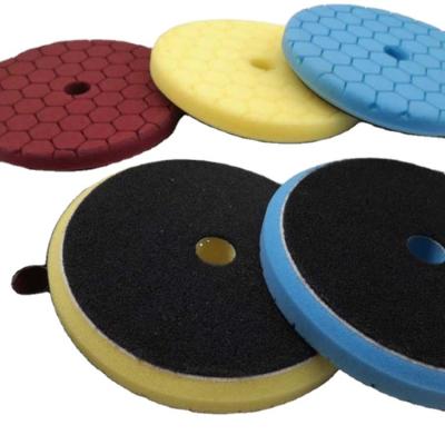 China 6inch Hexagon Sponge Pad 150mm Car Polish Pad Kit Auto Buffing Polishing Pad For Car Body for sale