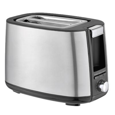 China Stainless Steel Hotel Brushed Vintage Digital 2 Slice Bread Electric Toaster for sale