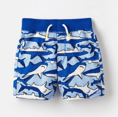 China Breathable Animal Pattern Printed Kids Boy's Quality Summer Cotton Shorts for sale