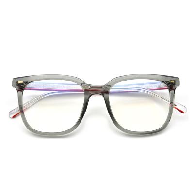 China HBK Anti New High Quality Clear Blocking Light Blue Light Blue Glass Acetate Optical Frames Eyeglasses Frame for sale