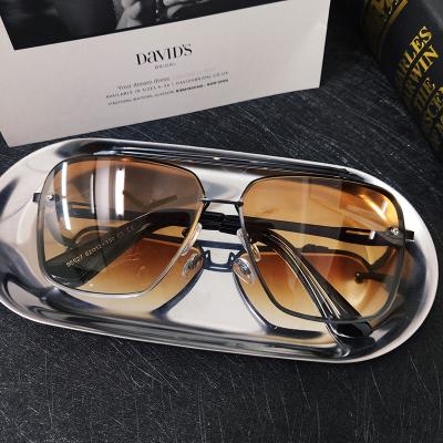 China Fashion Stylish Sunglasses HBK 2021 Italy Design Stylish Sun Glasses For Party Square Men Unisex Oversized Sunglasses for sale