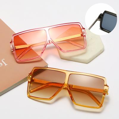 China Fashion HBK Sunglasses Colors New Upgraded Version 2021 Fashion Brand Designer Sun Glasses Wholesale Big Square Shades Oversized Sunglasses for sale