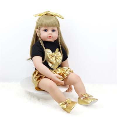 China High Simulation Imaginative Preschool Reborn Baby Doll Soft Body Vinyl Silicone Dolls for Kids Nurturing Play for sale