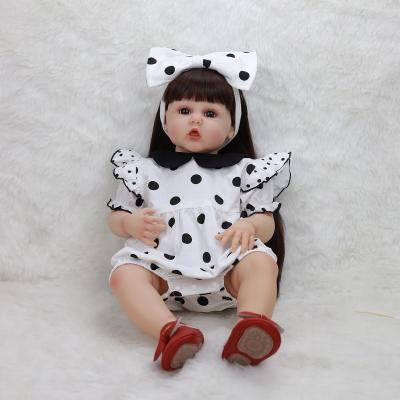 China High Simulation Real Touch Skin Silicon Real Girl Dolls Silicone Reborn Baby Doll for Preschool Children for sale