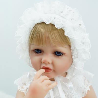 China High Simulation Trendsetting Fashion Beautiful Long Blonde Hair Precious Beauty Princess Dolls Toys for Kids Nurturing Play for sale