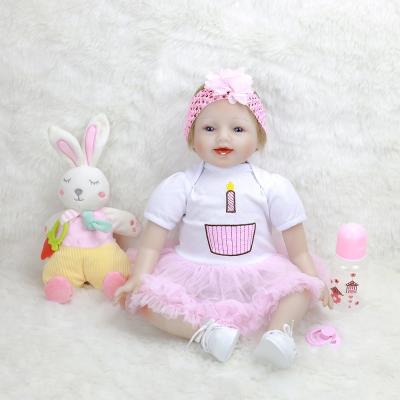 China High Simulation Customize Handmade Adorable Soft Vinyl Lifelike Real Looking Girl Doll Reborn Dolls for Girls Boys for sale