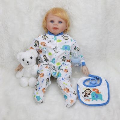 China High Simulation Heart Warming Pretend Play Toys Realistic Newborn Reborn Dolls Feeding Set Included for Adoption for sale