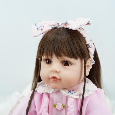 China High Simulation Factory Wholesale Realistic Preschool Dolls Toys Kids Vinyl Dolls Girl Big Toy for Toddler Kids for sale