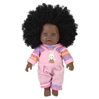 China Changeable Clothing Kids Gift Highly Durable Soft Vinyl African American Black Reborn Dolls Moveable Limbs Newborn Doll for sale