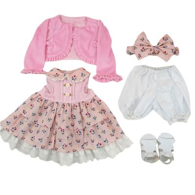 China Replaceable Personalized 22 Inch Baby Reborn Doll Accessories Morden Fashion Outfits Custom Clothes for Dolls for sale