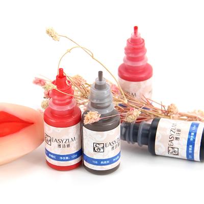 China Eyebrow Eyeliner Lip Microblading Eyebrow Ink Scalp Micropigmentation Dye For Microblading Tatoo for sale