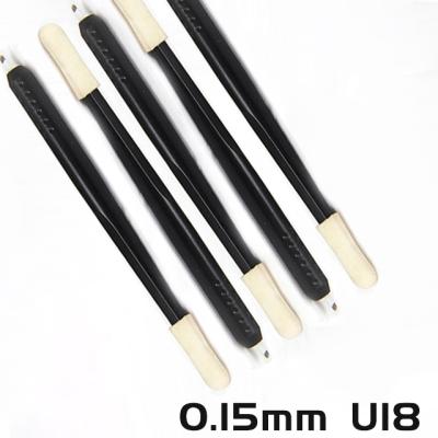 China Constant 0.16mm Black Disposable Microblading Pen With Cotton for sale