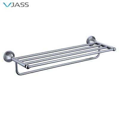 China Fashion Vjass High Quality Brass Bathroom Accessories Kitchen Towel Racks Wall Mounted Towel Ring for sale