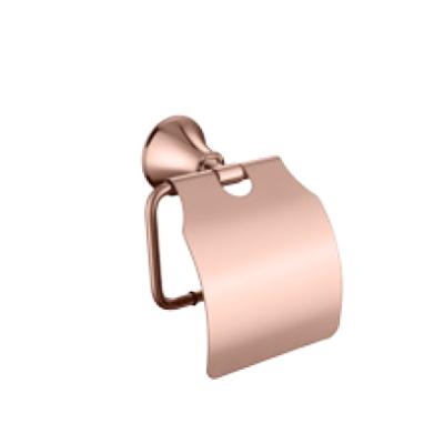 China Vjass User Friendly 304 Stainless Steel Polished Rose Gold Tissue Holder Toilet Paper Holders For Hotel Bathroom for sale