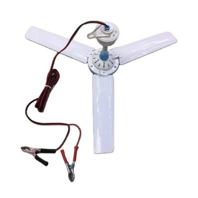 China Small Collapsible DC Solar Air Cooling Mini Portable Rechargeable Electric Promade Led Ceiling Fans for sale