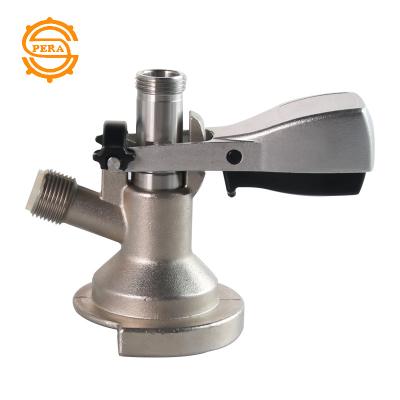 China Hot Sale G Type Eco-friendly New A TYPE S D M Type Beer Keg Coupler Cheap Price Design With Valve for sale