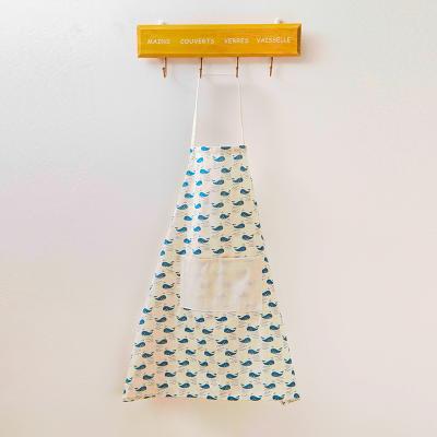 China Cute Multi Pattern Printing Cleaning Kitchen Opening Restaurant Cotton Men Women Adjustable Baking Apron for sale