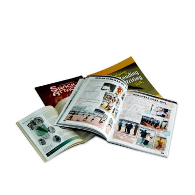 China paper & Cardboard A4 Size Clip Binder Printing Names Fashion Magazine Brochure, Advertisement Booklet, Promotional Company for sale