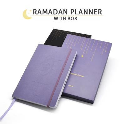 China PU Self Adhesive Notebook Daily Ramadan Planner With Box Planner Journal Notebook for sale