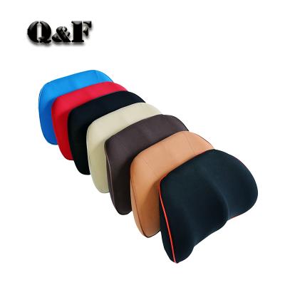 China Sustainable Comfort Memory Cotton Waist Pillow Lumbar Support Pillow for Car and Office Chair for sale