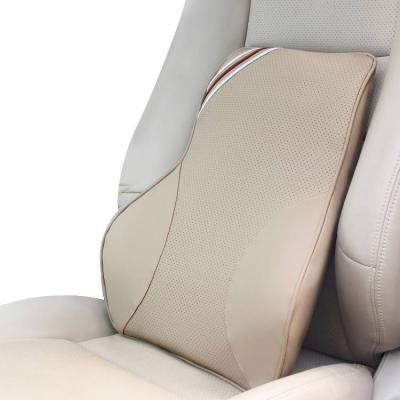 China High Quality Leather Auto Cushion Car Fashion PU Pillows Back Seat And Lumbar Support For Car Office Chair for sale